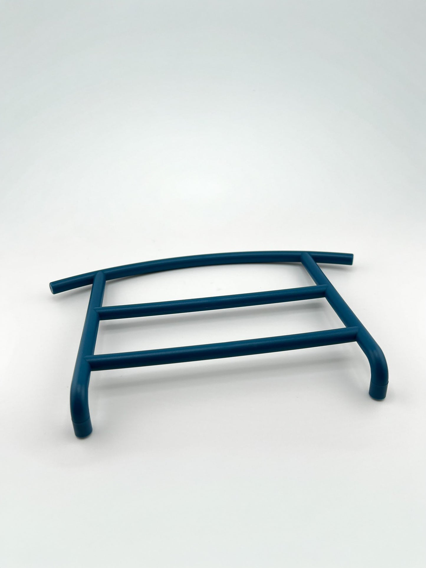 Blue perch for the BF23 Birdreel smart birdfeeder.