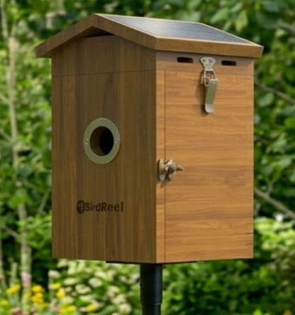 *NEW* BirdReel NH13T Teakwood Smart House