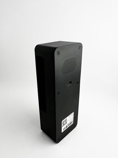 Backside of a smart bird feeder camera for the BirdReel BF23